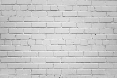 Beyaz tuğla duvar