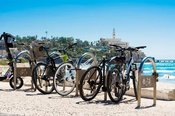 Bicicletas em Tel Aviv — Fotografia de Stock