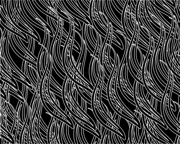 Vector fără sudură negru și alb fundal abstract . — Vector de stoc