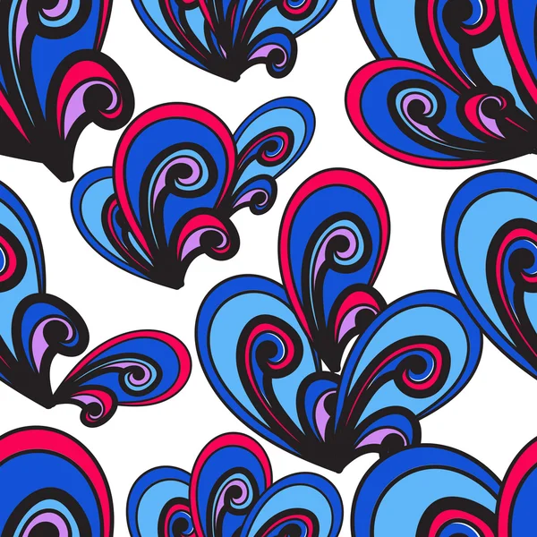 Seamless vector summer pattern. Bright hand drawn background. Ab — Διανυσματικό Αρχείο