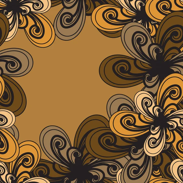Vektorflorales Muster. Abstrakter Hintergrund. Quilting Textur Witz — Stockvektor