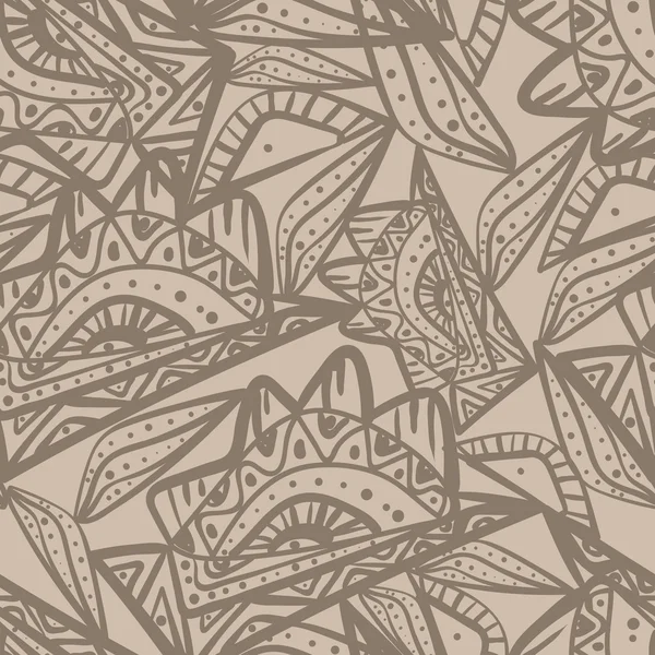 Seamless multicolor pattern. Seamless zentangle. Abstract  hand — Stockvector