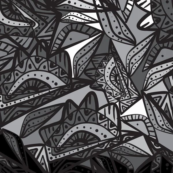 Vector inconsútil abstracto fondo blanco y negro . — Archivo Imágenes Vectoriales