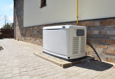 Konut Yapı açık için büyük yedek doğal gaz jeneratör
