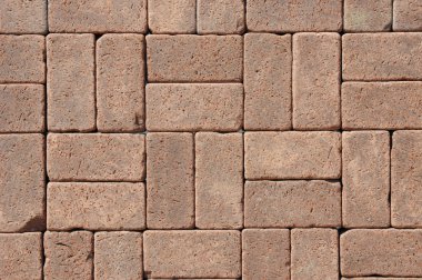 Güzel lüks Alman Vintage seramik klinker Pavers Patio için. Zemin döşeme da bir yolu yürümek için bir kaldırım detay dokulu arka plan