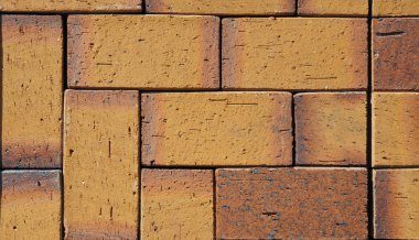 Güzel dokulu sarı turuncu renkli lüks Alman Seramik klinker döşeme