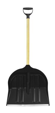 Snow shovel, isolated on white background