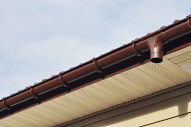 Yağmur oluk recessed Yönetim Kurulu, fasya kurulu yükleme 