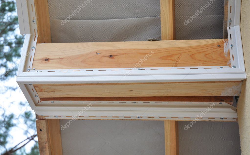 Fascias Plafones Son Las Placas Que Cubren Los Extremos Del — Foto de