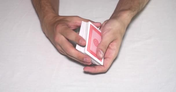 Mélange de cartes à jouer — Video