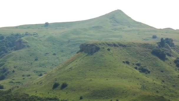 Panorama of summer landscape. Nature Mountains. — Stock Video