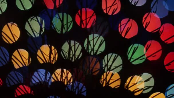 Feux poilus bokeh sur fond noir. Forme 