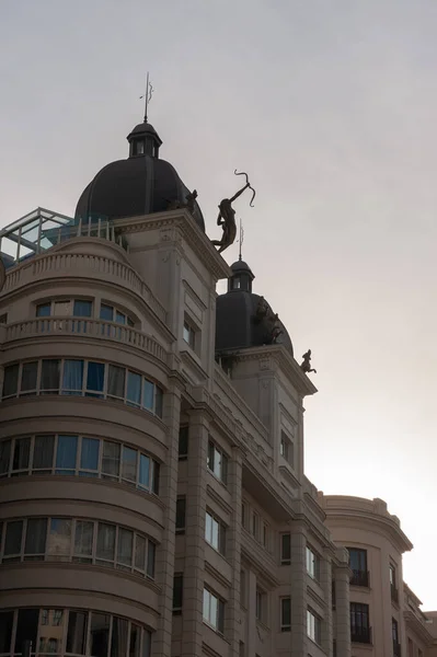 Madrid España Septiembre Vista Terraza Diana Desde Calle Gran Vía — Foto de Stock