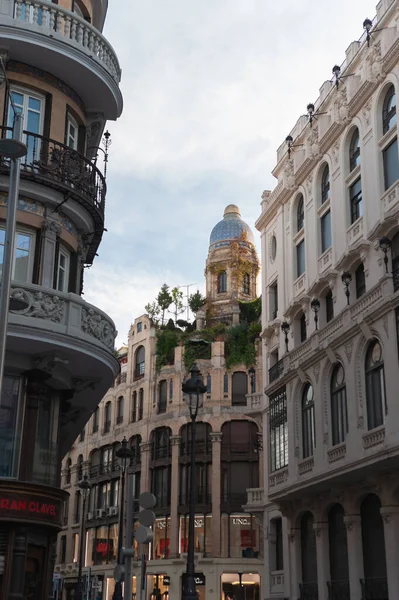 Madrid España Septiembre Vista Fachada Terraza Jardín Cúpula Casa Portuguesa — Foto de Stock