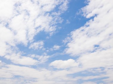 Güzel mavi gökyüzü ve beyaz bulut temsil gökyüzü ve bulut kavram fikir ile ilgili.