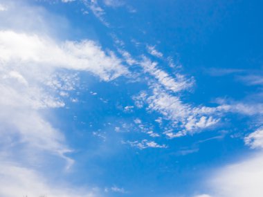 Güzel mavi gökyüzü ve beyaz bulut temsil gökyüzü ve bulut kavram fikir ile ilgili.