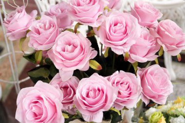 Grup kumaş çiçek gül