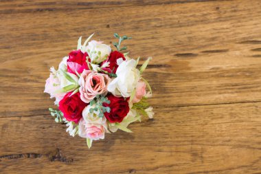 Bueatiful renkli kumaş çiçek