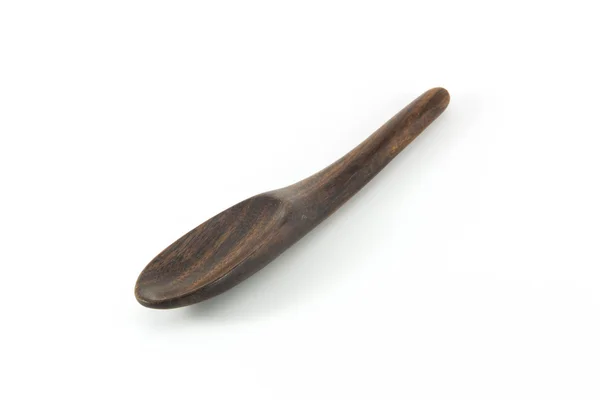 Wooden ladle on white background — Stock Photo, Image