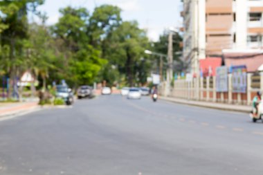 Soyut bulanıklık açık Street okunun Phitsanulok arka planda