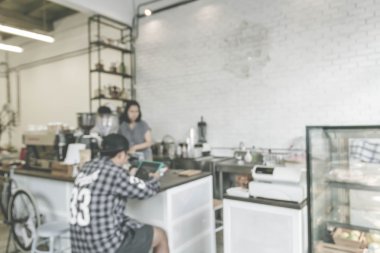 Kafe arka plan bulanıklık