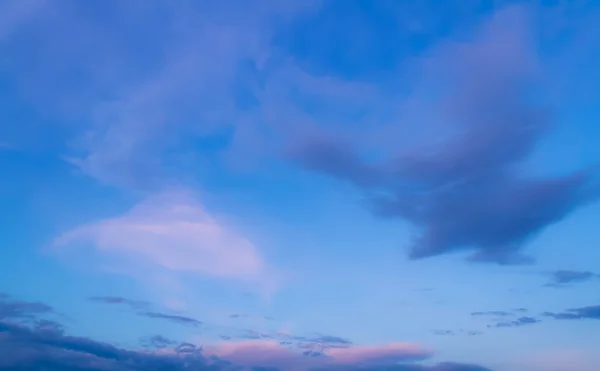 Beautiful of cloud with twilight sky — Stock Photo, Image