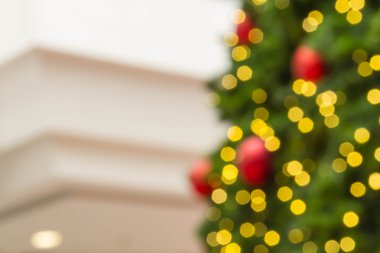 Happy New Year ve Ch için arka plan mavi bokeh daireler