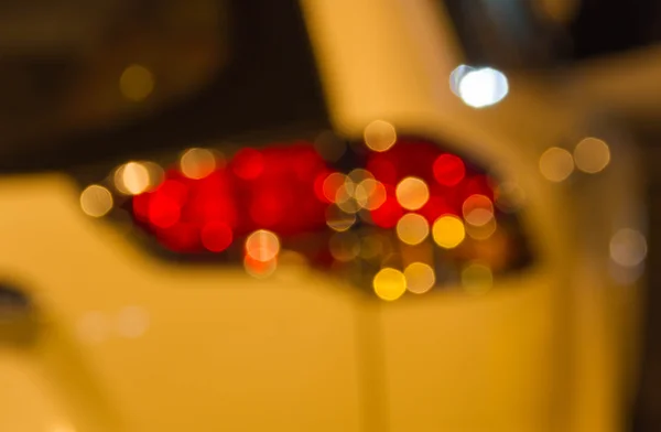 Abstrakte Unschärfe Bokeh des Autos reflektieren Licht — Stockfoto