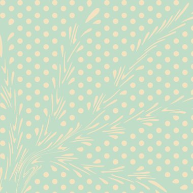 Polka Rüzgar renkli arka plan üzerinde