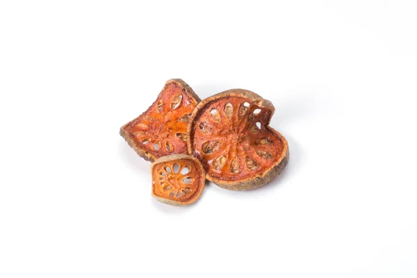 Üç parça beyaz bir arka plan üzerinde meyve bitkiler Kefalet