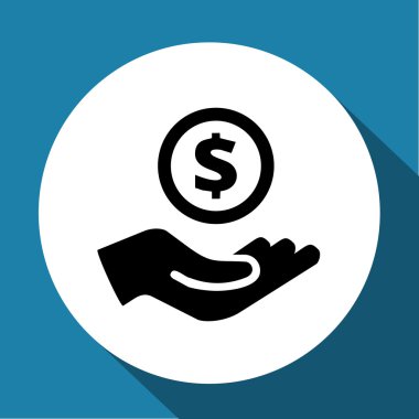 Dolar ve el işareti simgesi