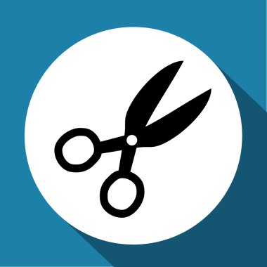 Tek düz renk simgesi. Vektör çizim.