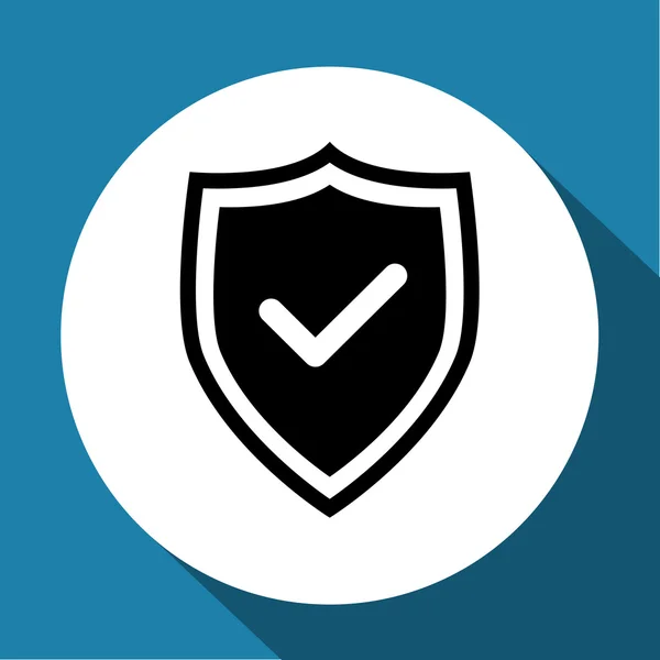 Shield vector icon — Stock Vector