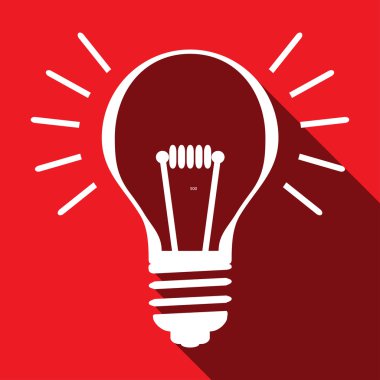 ampul vektör simgesi