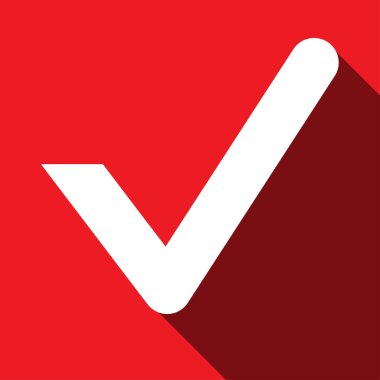 onay işareti simgesi, vektör