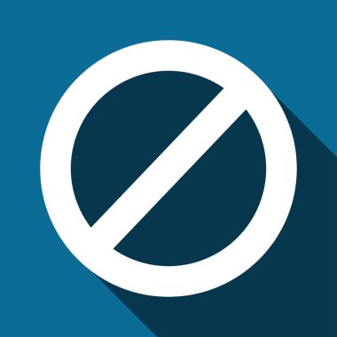 Vektör dur işareti simgesi