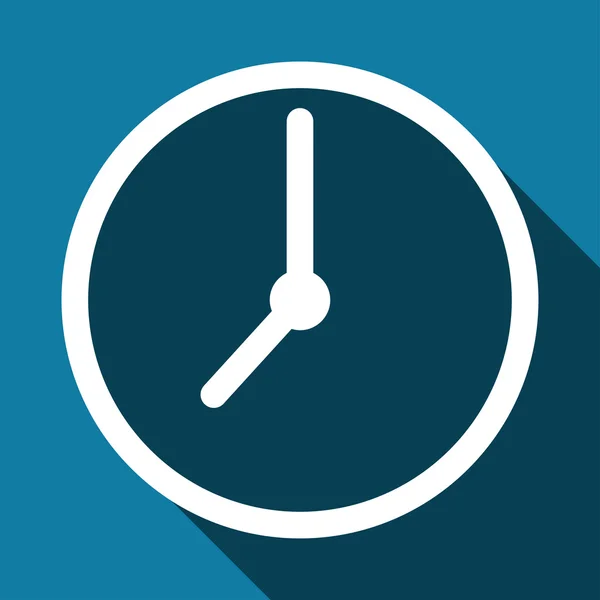 Reloj icono vector — Vector de stock