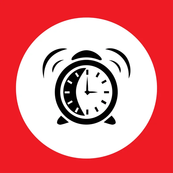 Reloj icono vector — Vector de stock