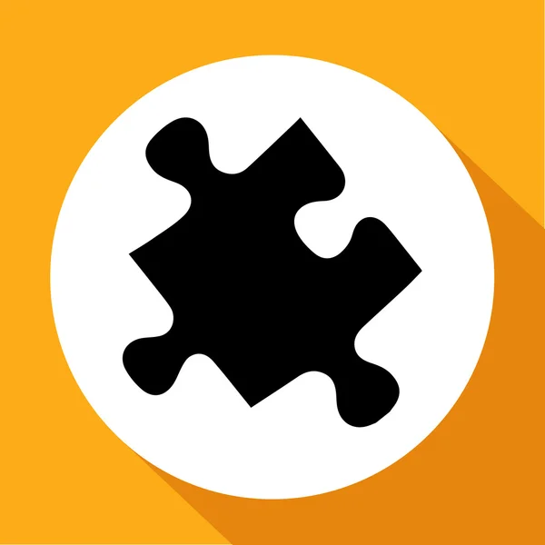 Puzzle icona vettoriale — Vettoriale Stock