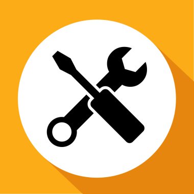 İngiliz anahtarı anahtar işareti simgesi