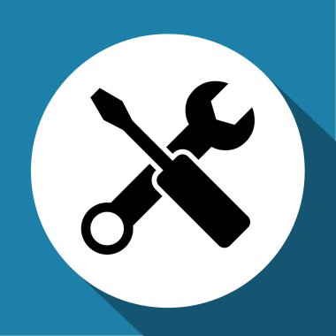 İngiliz anahtarı anahtar işareti simgesi