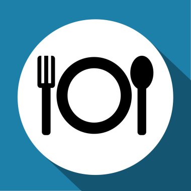 Restoran vektör işareti