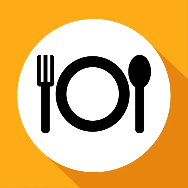 Restoran vektör işareti