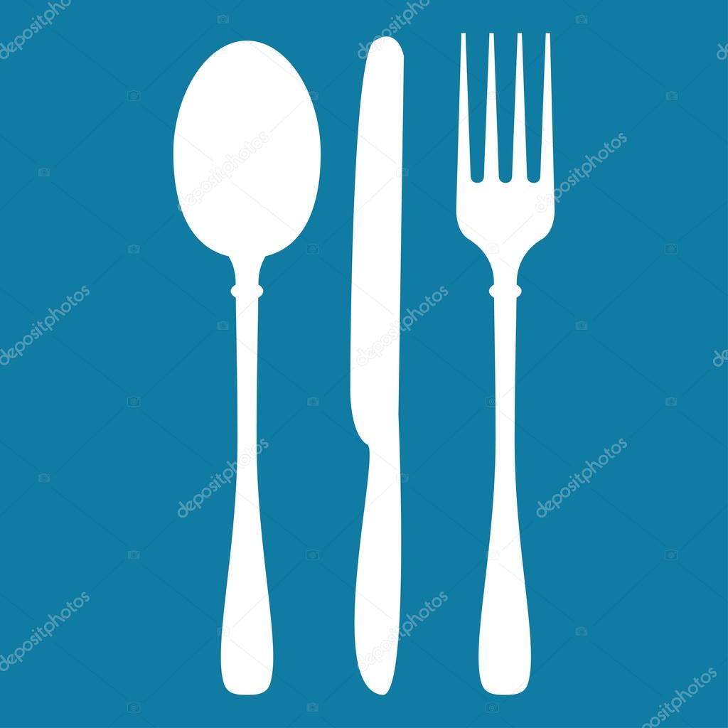 Spoon fork and knife