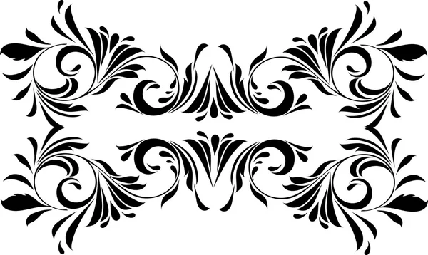 Vintage süsler ile davetiye, tebrik kartı için çiçek öğeleri