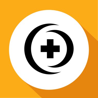 Çapraz vektör simge yuvarlak