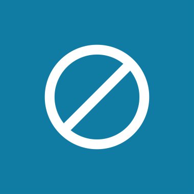 Vektör dur işareti simgesi