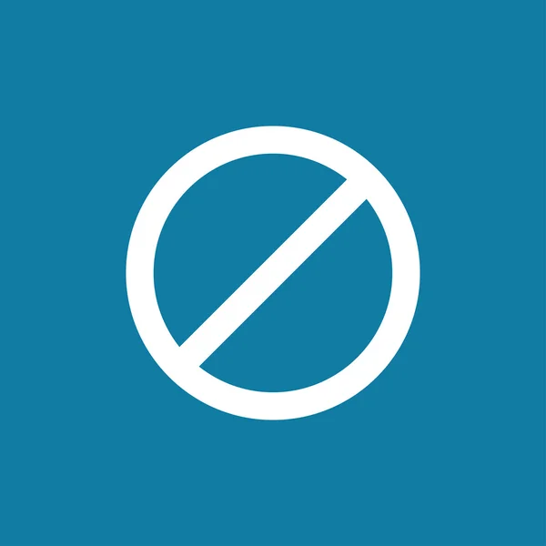 Vektor značka Stop ikona — Stockový vektor