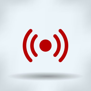 İzole alarm simgesini