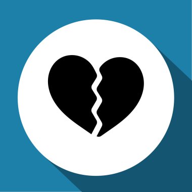 iki kırık kalp parçası